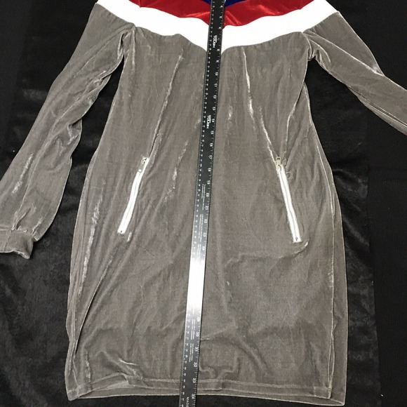 Fashion nova velvet multicolor size small lined dress - Picture 5 of 14